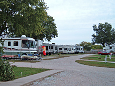 Campsites at Prairie Oasis RV Park